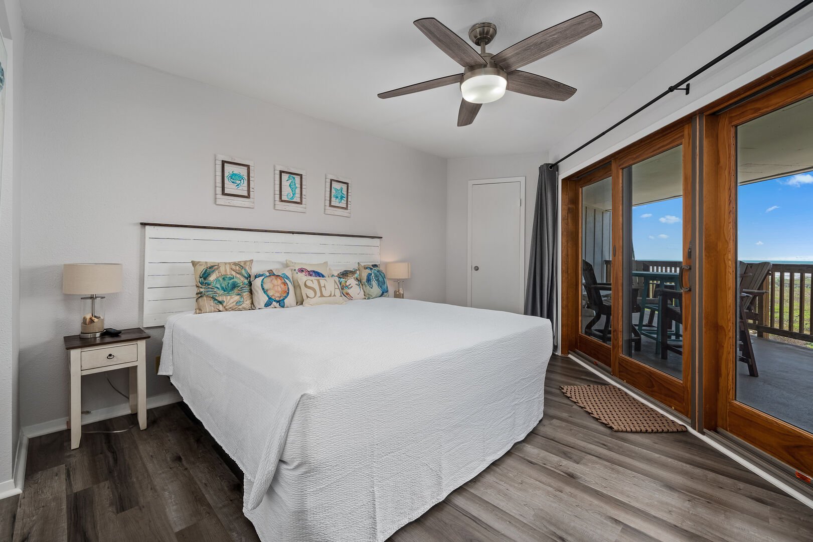 Bedroom with balcony