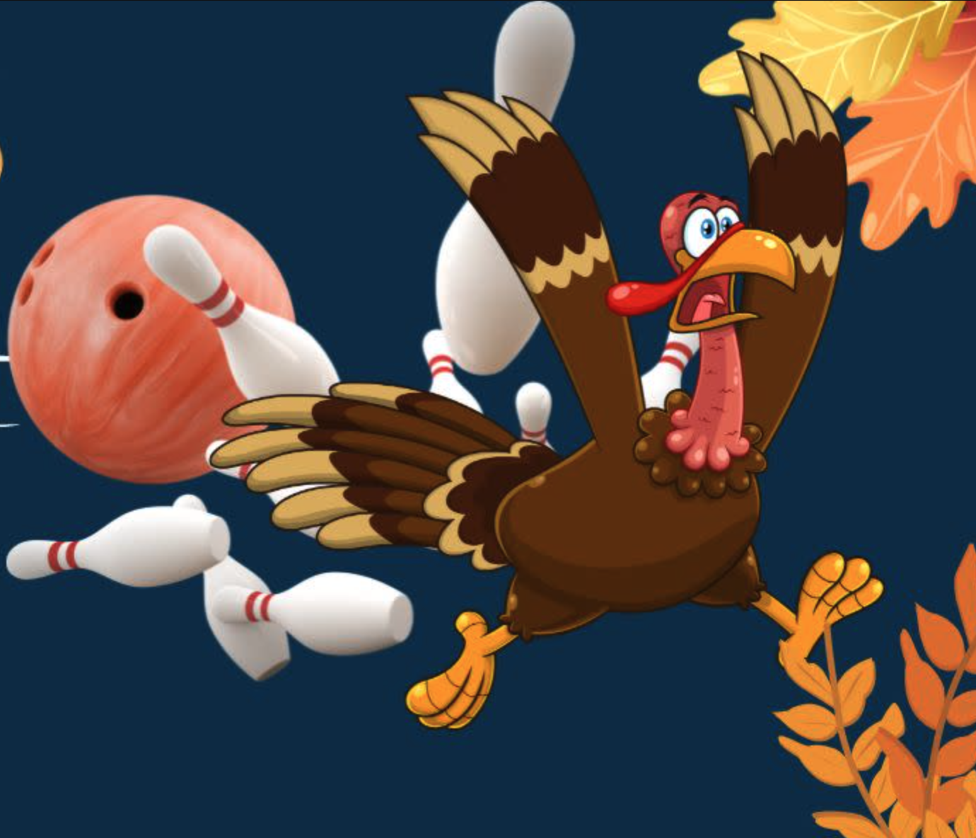 Turkey Bowling at the Gaff